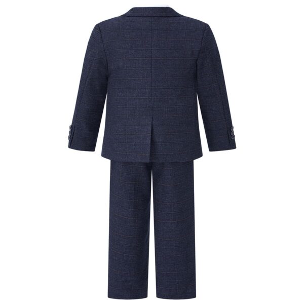 Samli Archie Navy Check 5PC Suit Set 1-5 - Image 2