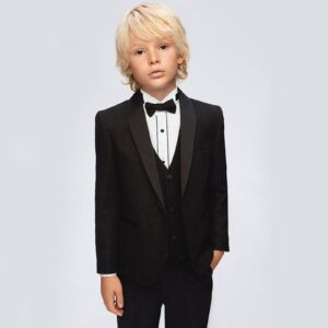Samli Black Glitter 6PC Suit Ensemble 1-5