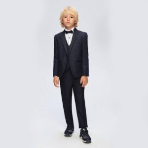 Samli D/Blue Glitter 6PC Suit Ensemble 1-5