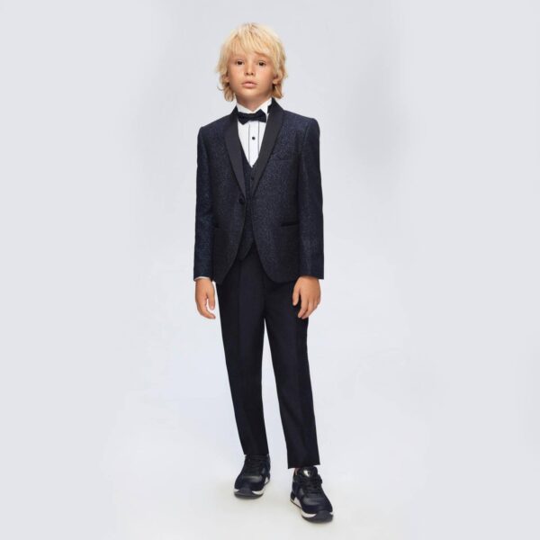 Samli D/Blue Glitter 6PC Suit Ensemble 1-5
