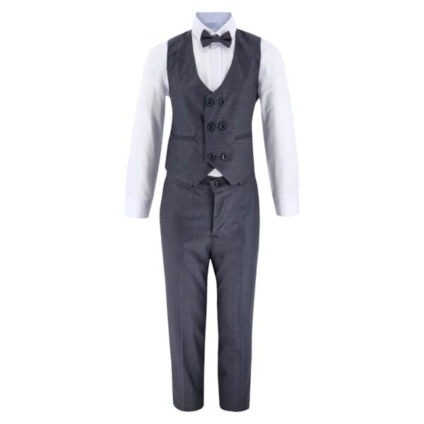 Samli David Charcoal Grey 7PC Suit 1-5 - Image 8