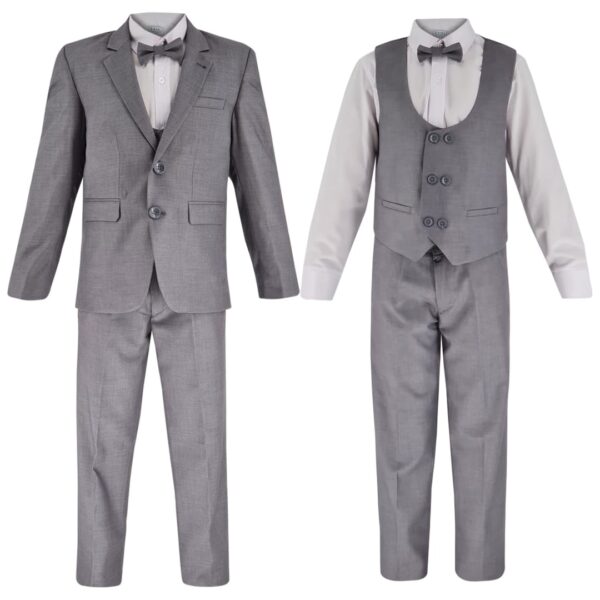 Samli Grey 7PC Suit Set 1-5 - Image 2