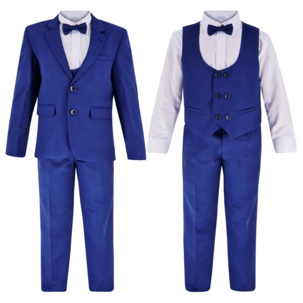 Samli Harvey Blue 7PC Suit Set 1-5 - Image 3