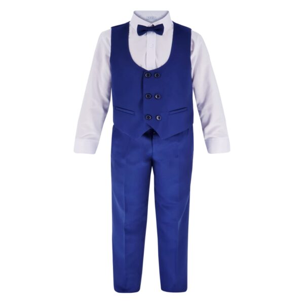 Samli Harvey Blue 7PC Suit Set 1-5 - Image 4