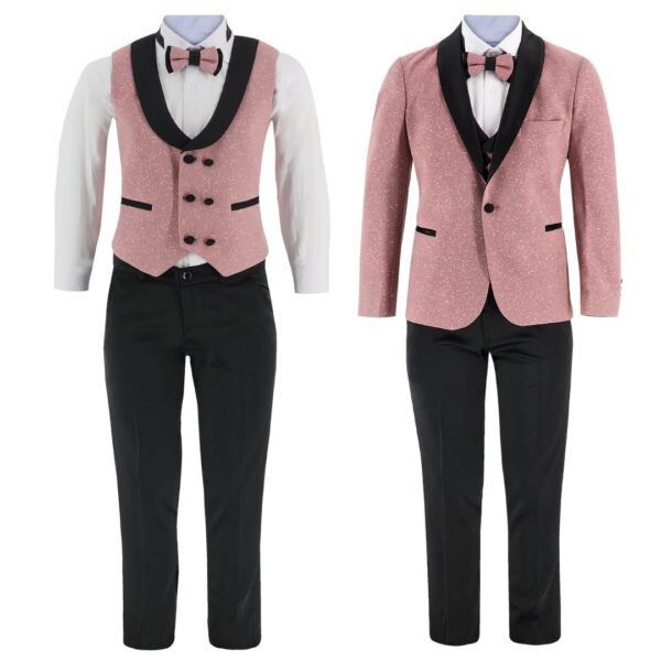 Samli Jacob Blush Glitter 5PC Suit 1-5 - Image 5