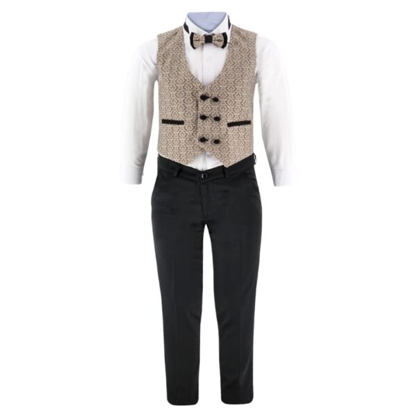 Samli Lotus Brown 5PC Suit 1-5 - Image 4