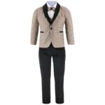 Samli Lotus Brown 5PC Suit 1-5