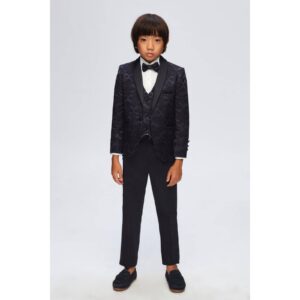 Samli Midnight Blue Paisley 6PC suit 1-5