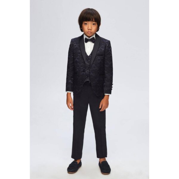 Samli Midnight Blue Paisley 6PC suit 1-5