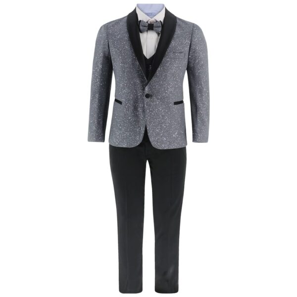 Samli Oscar D/Grey Glitter 5PC Suit 1-5